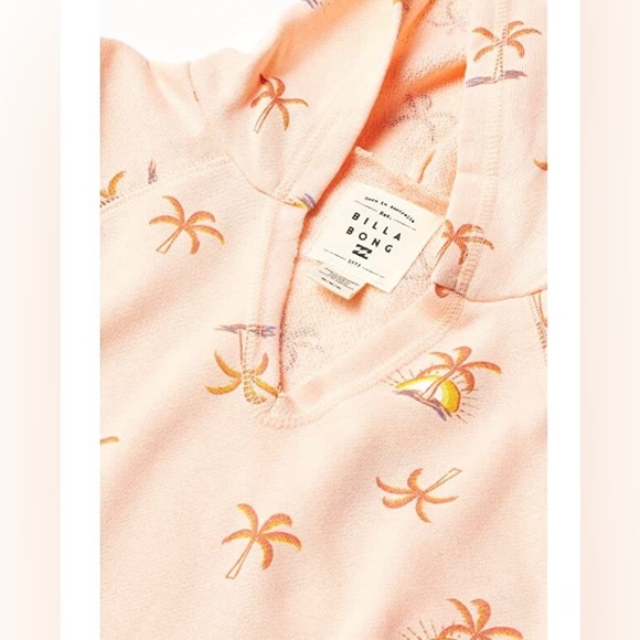 Billabong Girls’ Peach Palms Swratshirt - Picture 3 of 5